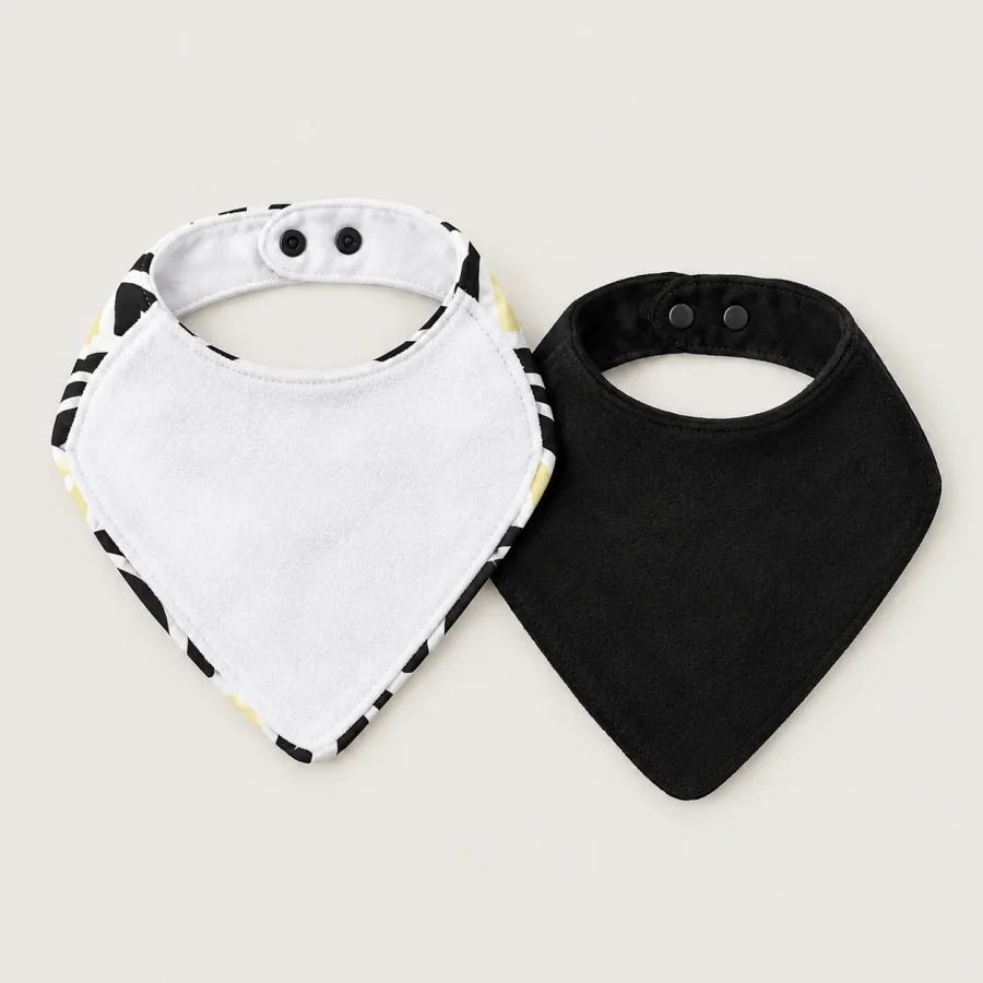 Arch Garden Bandana Bib Pair, another view