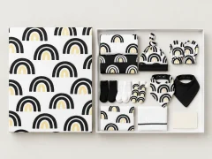 Arch Garden Grand Opening Box, box open with every piece laid out