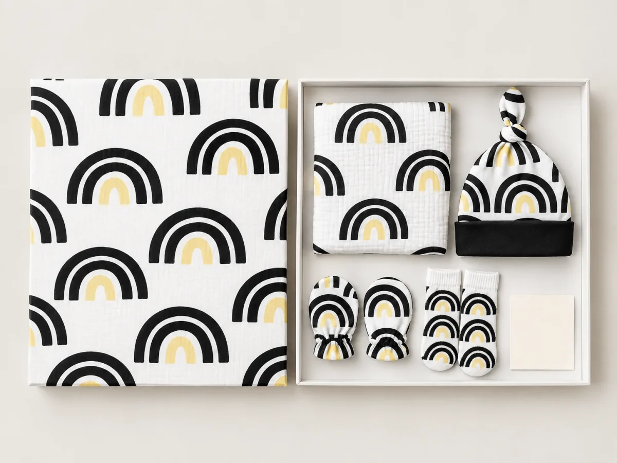 Arch Garden Hello Box, box open with every piece laid out