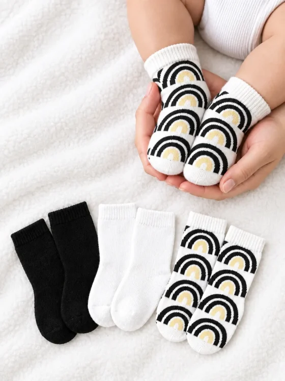 Arch Garden Sock Trio in use