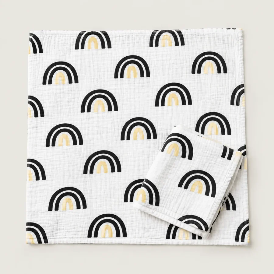 Arch Garden Swaddle Pair, another view