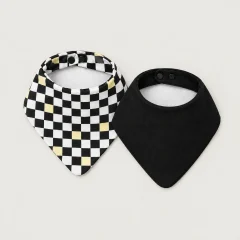 Check Room Bandana Bib Pair, another view