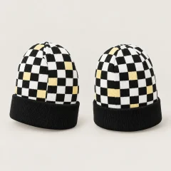 Check Room Beanie, another view