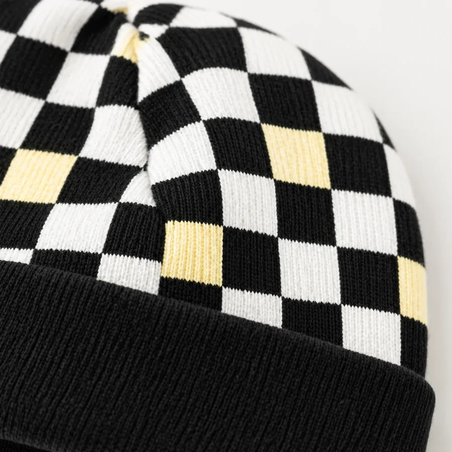 Check Room Beanie close up
