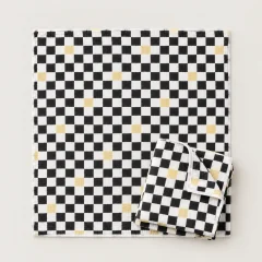 Check Room Mini Muslin Squares, another view