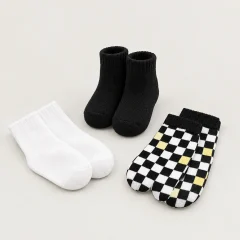 Check Room Sock Trio, another view
