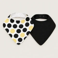 Dot Theory Bandana Bib Pair, another view