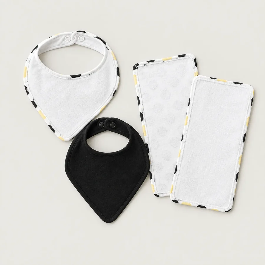 Dot Theory Bib & Burp Set, another view