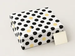 Dot Theory Gallery Box, box closed with its printed lid