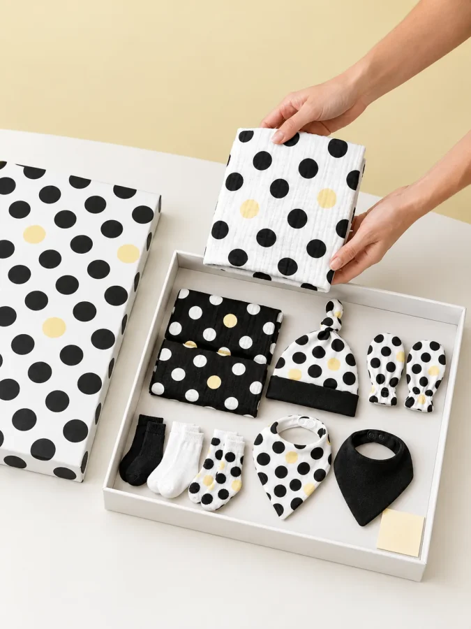 Dot Theory Gallery Box in use