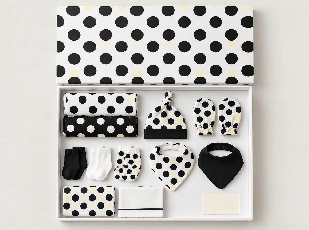 Dot Theory Grand Opening Box, box open with every piece laid out