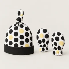 Dot Theory Hat & Mitts Set, another view