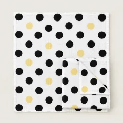 Dot Theory Mini Muslin Squares, another view