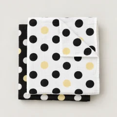 Dot Theory Mini Muslin Squares, all pieces laid flat