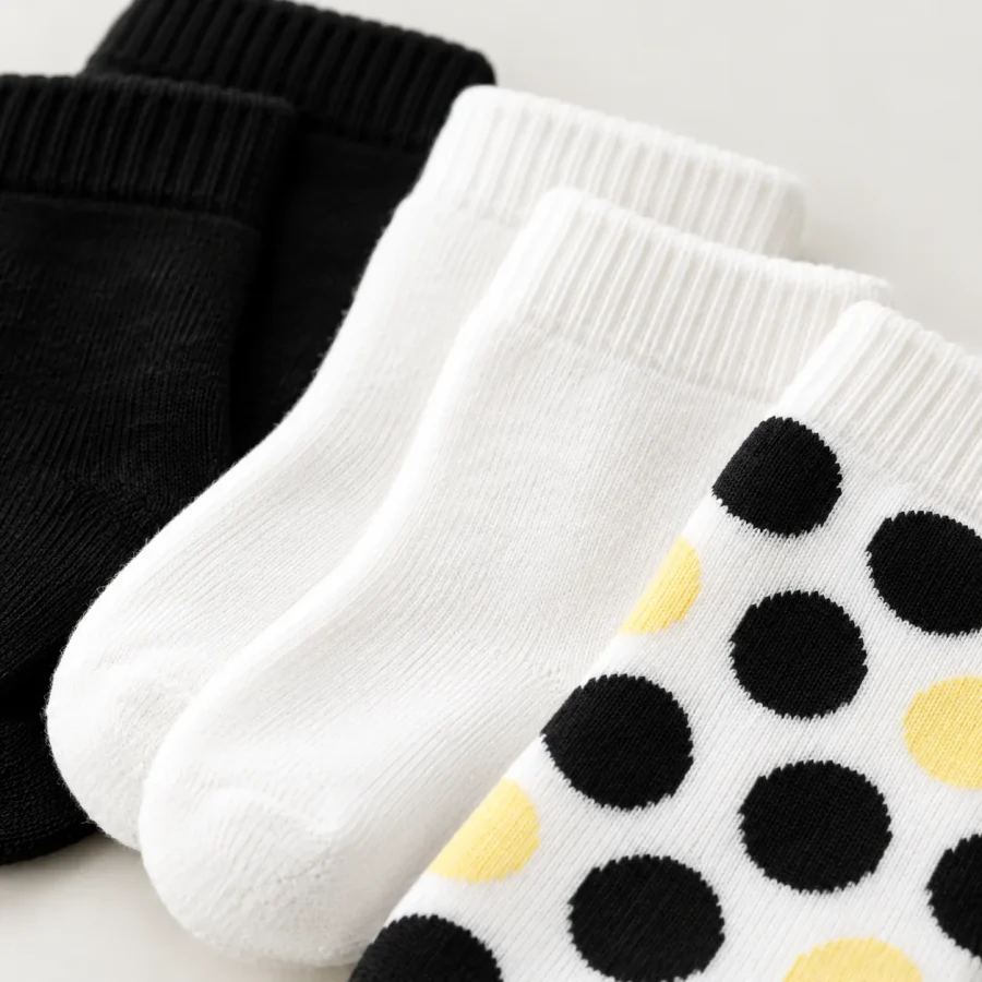 Dot Theory Sock Trio close up