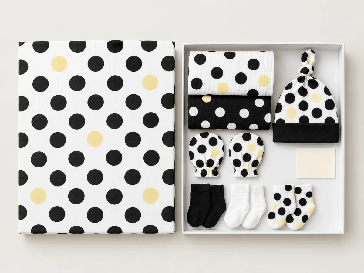 Dot Theory Welcome Box, box open with every piece laid out