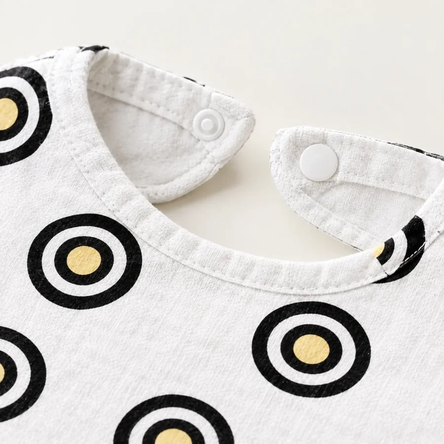 Ring Study Burp Cloth Pair close up