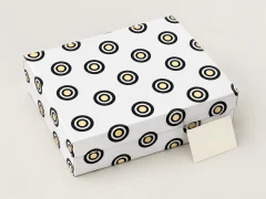 Ring Study Gallery Box, box closed with its printed lid