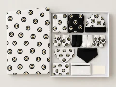 Ring Study Grand Opening Box, box open with every piece laid out