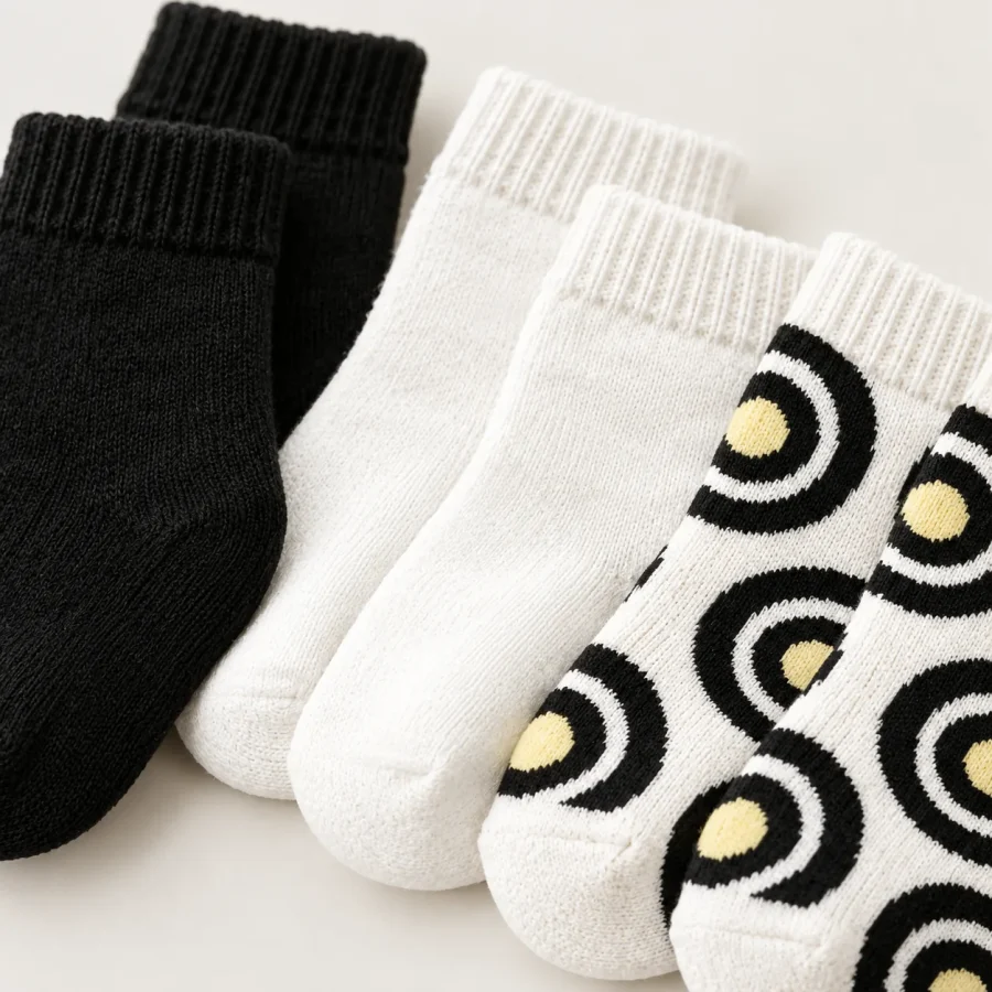 Ring Study Sock Trio close up