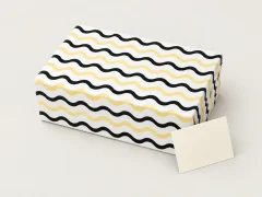 Wave Hall Gallery Box, box closed with its printed lid
