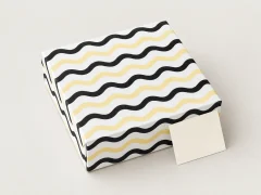Wave Hall Hello Box, box closed with its printed lid